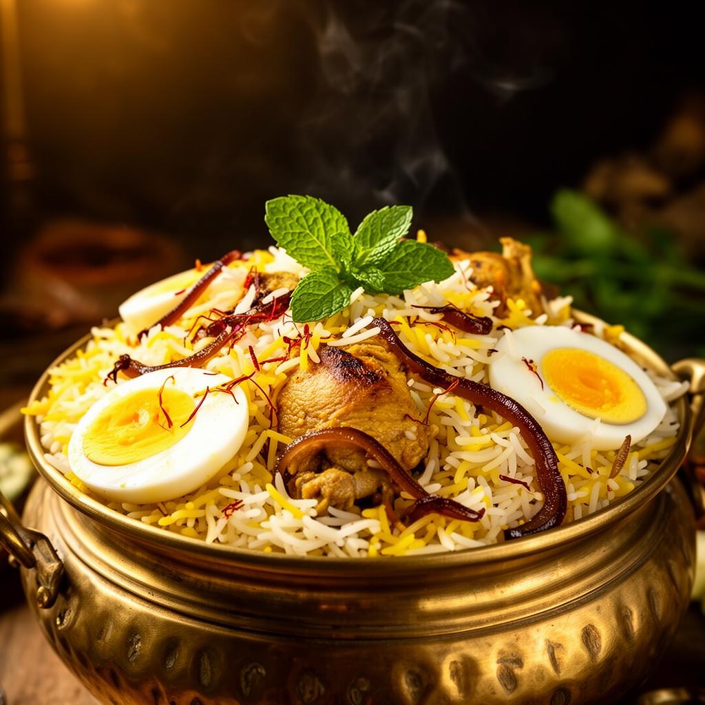 Authentic South Indian fish curry in a clay pot with appam