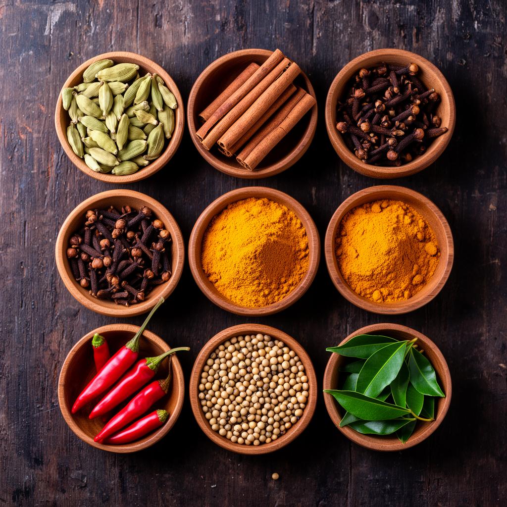 Traditional Indian spices